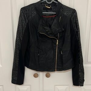 Steve Madden motorcycle jacket. Size M